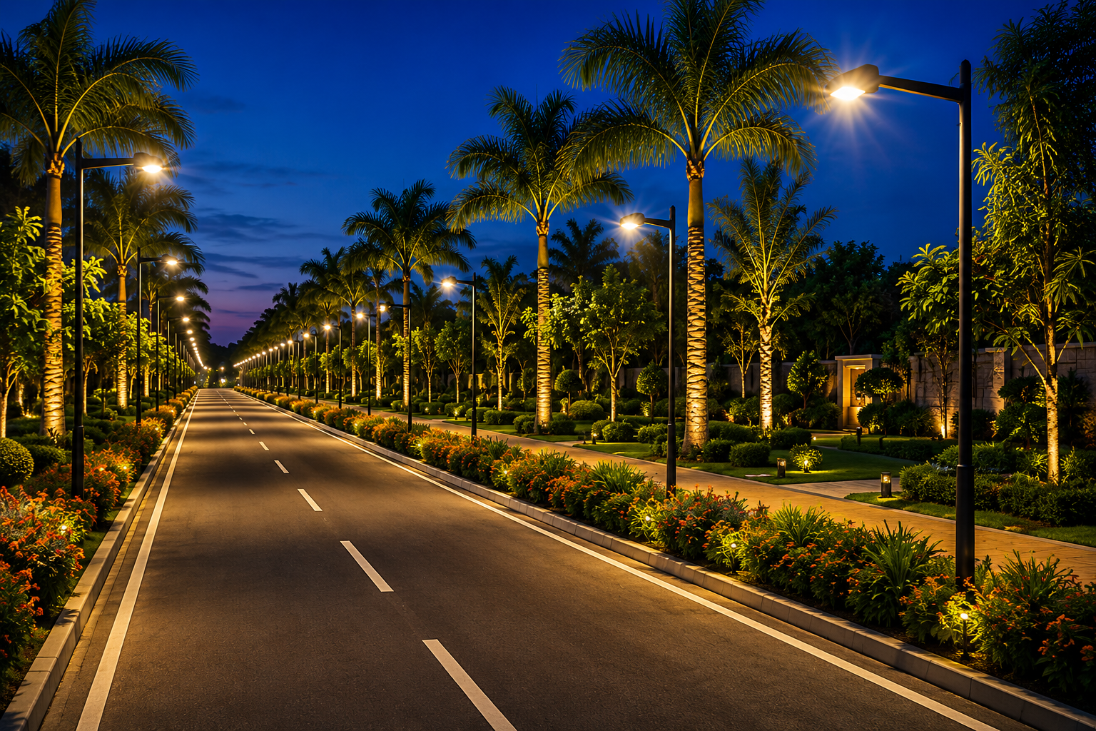 Evening Lighting View